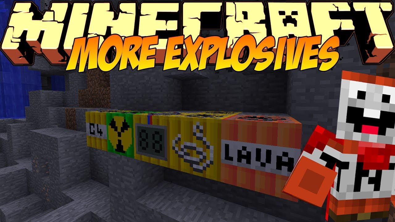 Скачать мод more explosives mod для minecraft
