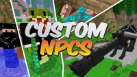 Скачать Mod Custom NPC's для Minecraft