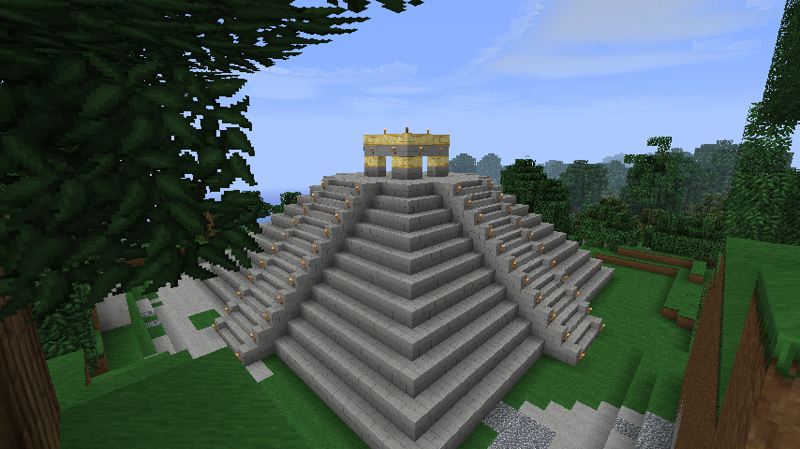 Пирамида Майан в Millenaire